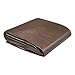 AmazonCommercial Multi Purpose Waterproof Poly Tarp Cover, 20 X 20 FT, 10MIL Thick, Brown/Silver, 1-Pack