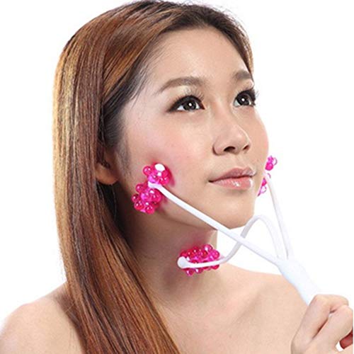 hwangli Roller Massager For Face - Gua Sha Scraping - Aging Wrinkles, Puffiness Facial Skin Massager Treatment Therapy -Beauty Tool Anti Wrinkle Face Slimmer