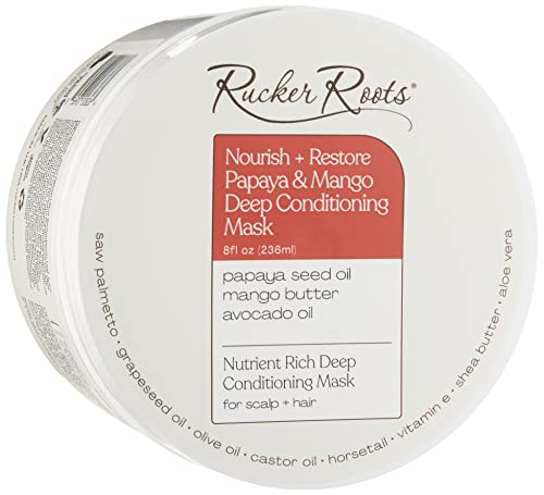Rucker Roots Nourish + Restore Papaya & Mango Deep Conditioning Hair Mask #TOP5