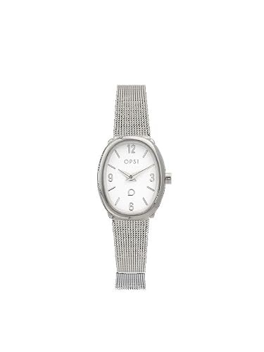 OpsObjects OPSPW-1125 Bond Montre pour femme en acier avec bracelet en maille argentée