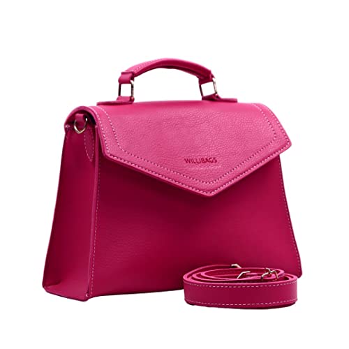 Bolsa Satchel Elegante Com Alça de Lado e Mão (PINK)