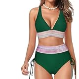 Photo Gallery sunny salty bikini set, 2025new high waisted tummy control bathing suit two piece, v-neck patchwork bikini 2-piece set (green,m) Photo Gallery sunny salty bikini set, 2025new high waisted tummy control bathing suit two piece, v-neck patchwork bikini 2-piece set (green,m)