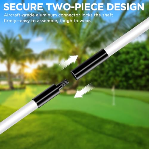 image for KINGTOP Golf Flagstick Mini, Practice Putting Green Flag Stick for Yar