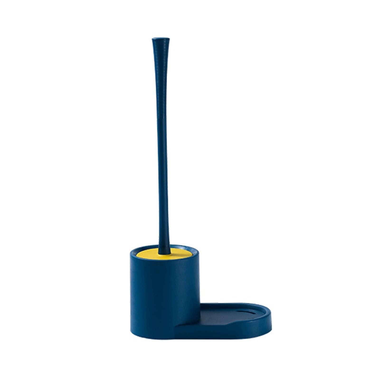 Tyuhduyur Blue Toilet Brush And Holder, Multifunction Toilet Bowl Brush, Toilet Bowl Scrubber Brush For Bathroom Or Bathroom Cleaning (Color : ) (Blue)