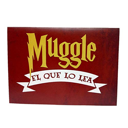 Tarjeta felicitación Harry PotterMuggle