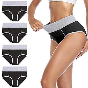 wirarpa Onderbroek dames hoge taille katoen ondergoed tailleslip vrouwen slips multipack