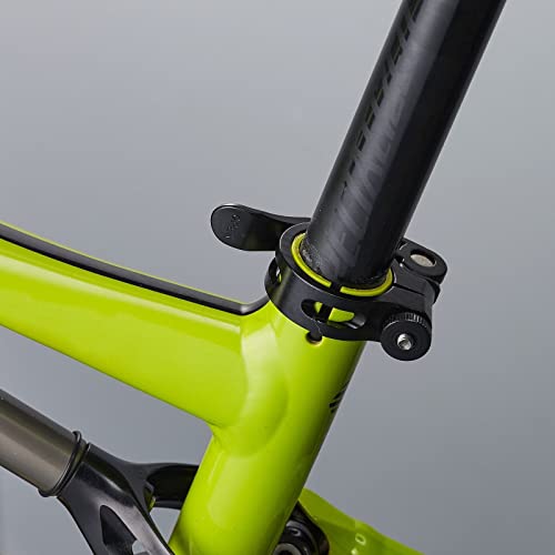 Corki Cycles 34.9mm Adjustable Bicycle Seatpost Clamp Quick Release, Aluminum Alloy Black KC89