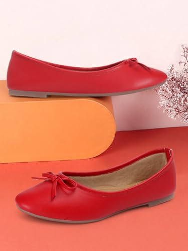 Image of Carlton London Women Comfortable Flat Round Toe Slip On Fashion Shoes for Daily use, Office use, Casual use