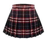 Doublure anti-éblouissement : cette jupe uniforme d'école finition fine, pas de boulochage, pas de décoloration, avec doublure anti-adhérente et anti-incandescence, de sorte que les enfants portent plus facilement !