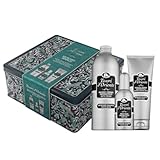 Tesori d'Oriente Set Regalo, Bagnocrema 500 ml, Doccia 250 ml e Profumo Aromatico 100 ml, Fragranza Muschio Bianco, Confezione Regalo, Scatola in Latta