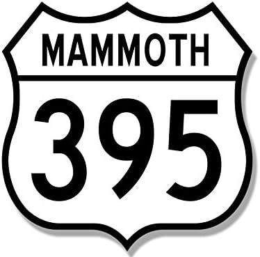 Amazon.com - US Route 395 Sign Shaped Mammoth Sticker (Road Highway rv ...