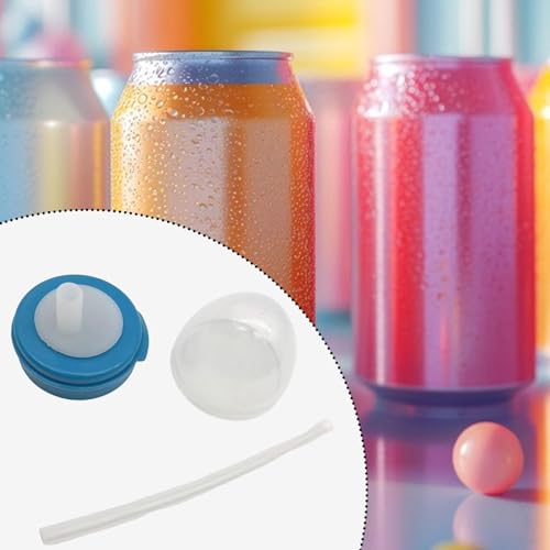 Image of Drink Cap Sealer Practical Beverage Can Lid for Outdoor Home Use Restaurants Blue