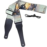 BestSounds Guitar Strap, Bass Guitar Strap, Electric and Acoustic Guitar Straps (Galaxy)