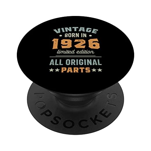 Nacido en 1926 97 Años Vintage 97 Cumpleaños PopSockets PopGrip Intercambiable