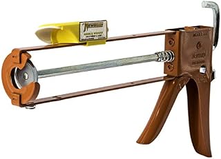Newborn E-Z Thrust Skeleton Hex Rod Cradle Caulk Gun with Caulk Buddy Finishing