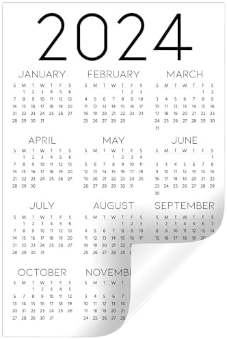 Amazon.com : 2024 Monthly Calendar Badge Card Vertical (1 Card) : Office  Products