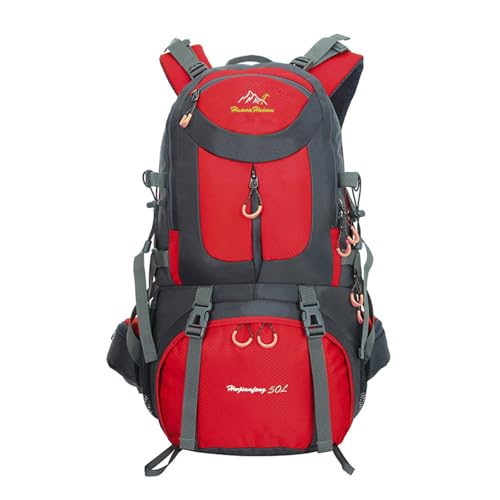 PORRASSO 50L Zaino da Trekking Zaino Impermeabile Zaino Hiking Backpack