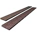 Produktbild Terrassendielen aus dem Recycling-Kunststoff hanit®; verrottungsfester, witterungsbeständiger Bodenbelag für Terrasse und Balkon, 200 x 19,5 x 2,8 cm, braun (1)