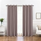 【TAILLE ET INSTALLATION】Vendu par paire. Un ensemble contient deux rideau, chacun de 140 cm de large x 240 cm de long. Les rideau thermique isolant anti froid et chaleur sont disponibles dans une large gamme de tailles et de couleurs. Chaque rideaux est doté de 8 trous métalliques (diamètre intérieur : 4 cm) et peut être monté sur une tringle à rideaux. Pour un effet esthétique, nous recommandons de choisir des rideau occultant 1,5 à 2,6 fois plus grands que la fenêtre.