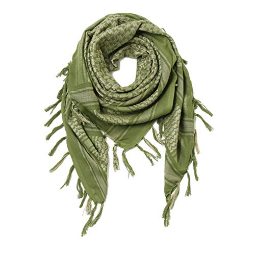 KAVINGKALY Premium Taktischer Korridor Militärischer Shemagh Korridor Wüstenkopf(grün) Cover