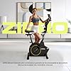 ZIPRO Vélo d'Appartement Adulte avec Résistance Magnétique à 8 Niveaux, Mesure du Pouls, Écran LCD, Support pour Téléphone, Selle et Guidon Réglables, Velo d Appartement pour Cardio Training (Boost)