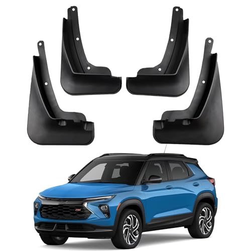 Image of Mud Flaps Compatible with 2026 Chevrolet Chevy Trailblazer Accessories 2021-2025 All Weather Fender Guard Mudguards Sediment Protection No Need to Drill Holes