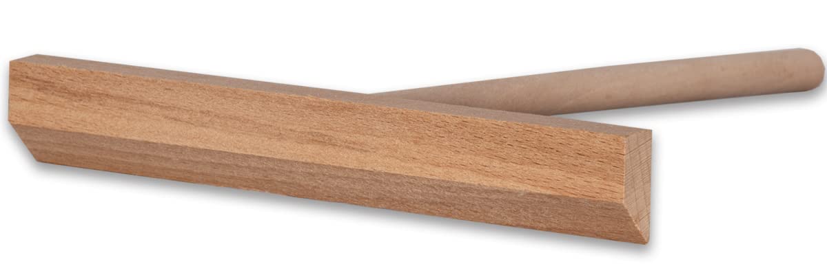 Beeketal 'BC40-1' Gastro Crepes Maker mit Ø 400 mm Gusseisen Crepesplatte, 50-300 °C stufenlos einstellbar, Profi Crepiere im Edelstahl Gehäuse mit extra Schublade