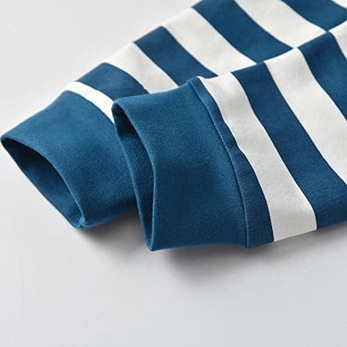 Infant Baby Boy Pullover Clothes Long Sleeve Sweatshirts Hoodie Top with Pocket Pants Outfit 2Pcs Set 7
