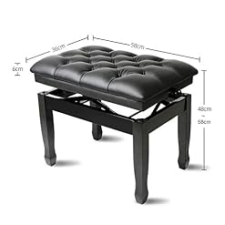 TEmkin Tabouret de Piano Tabouret de Piano Noir Banc de Clavier réglable en Hauteur Tabouret de Banc de Piano Hauteur réglable: 46-56 cm - Les Beatles, Paul McCartney, John Lennon, RIngo Starr, George Harrison TEmkin Tabouret de Piano Tabouret de Piano Noir Banc de Clavier réglable en Hauteur Tabouret de Banc de Piano Hauteur réglable: 46-56 cm – Image 7