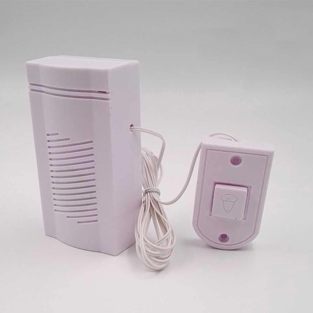 Wired Digital Doorchime Portable Electronic Doorbell Sound Waterproof Bell with Home Cord