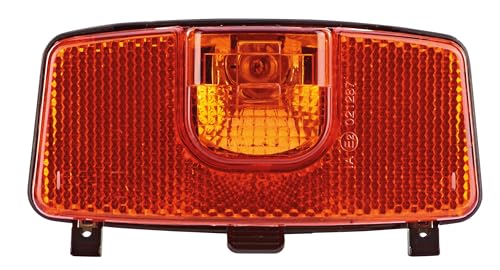 Prophete Fahrradbeleuchtung Rücklicht für Gepäckträger, 50-80 mm Montageweite, für Naben- und Seitendynamo, 2-adriger Anschluss
