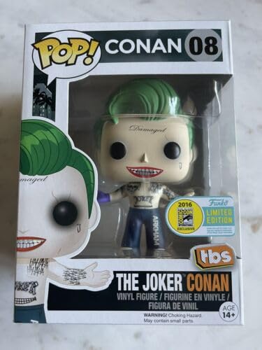 Sdcc 2016 Exclusive Conan Suicide Squad Joker Pop! Vinyl Figure