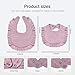 NISXABEBE Baby Muslin Bibs,6 Pcs Drool Bandana Bibs for Baby Girl Drooling and Teething,Soft and Absorbent Cotton for Newborn Toddler
