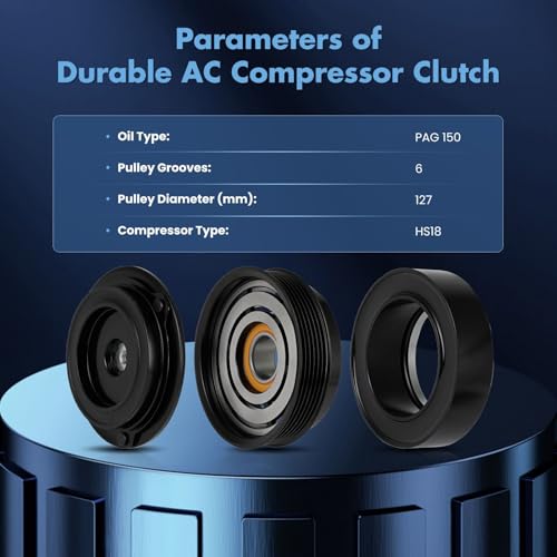 Image of ECCPP A /C Compressor Clutch Fit for Hyundai Santa Fe 2.4L 2001-2006