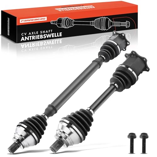 Frankberg 2x Joint Kit Drive Shaft CV Joint Kit AT Mitout ABS Ring Compatible with A3 8P1 A3 8V1 8VK Q2 GAB GAG Golf V 1K1 Golf V Variant 1K5 Passa.t 362 Passa.t CC 357 Replace# 254011