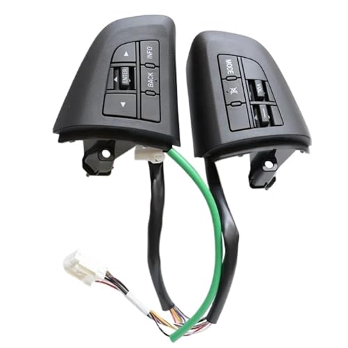 Compatible With Mazda 3 2011-2015 For 5 2011-2013 For CX-5 CX-7 CX-9 車用多機能ステアリングホイール ボリュームモードスイッチコントロールボタン 多機能ボタンホイールスイッチコントロール