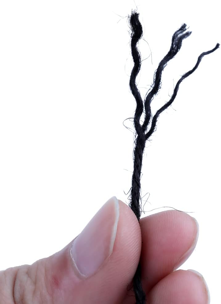 656 Feet Natural Jute Twine, 2 mm Black Twine String, 3-Ply Gift Wrapping String, Craft String for Gardening, Gift Wrapping, DIY Crafts, Wedding
