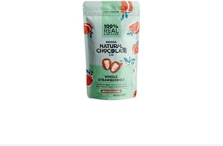 Noosa Natural Chocolate Co. Strawberries Coated in Premium Milk Chocolate 100 g