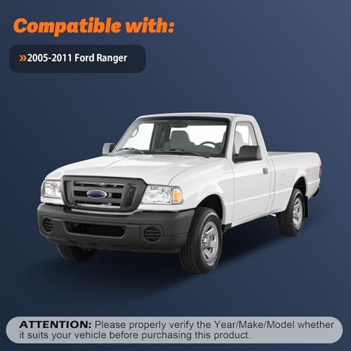 Portavasos compatible Ford Ranger 2005-2011 negro miniatura 3