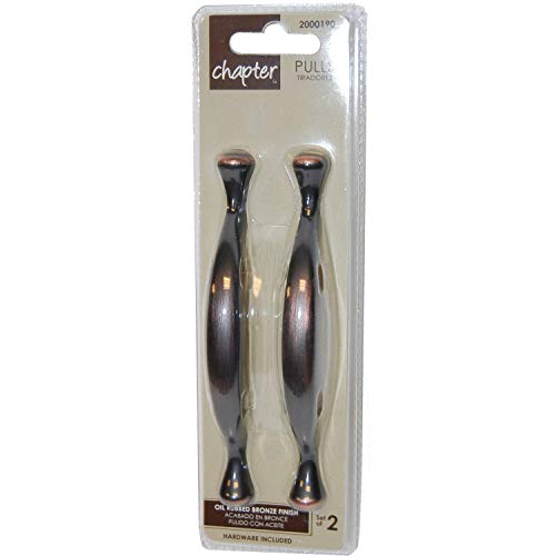 Chapter Cabinet Pull, 2-Pack, Oil Rubbed Bronze
