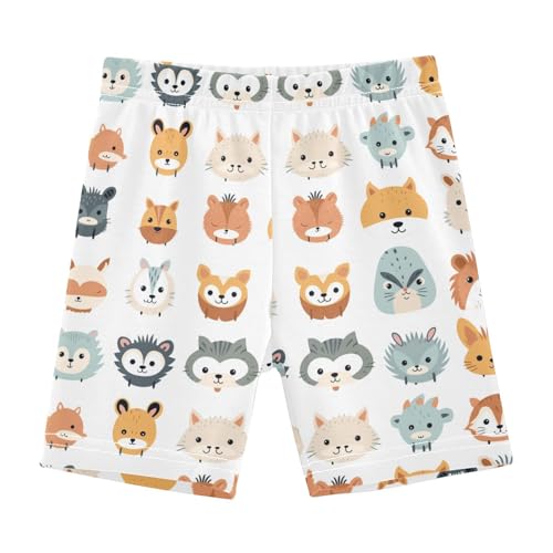 AEZODI Girls Shorts Lion Character Under Dress Girl Bike Cartwheel Shorts Dance Short Multicolor