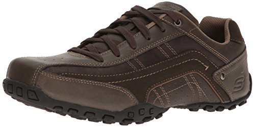 Skechers USA Men's Citywalk Elendo Oxford,Chocolate,9.5 M US