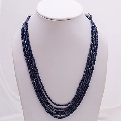 Perles saphir bleu véritable facettées de 2 mm à 4 mm, éclat précieux pour bijoux