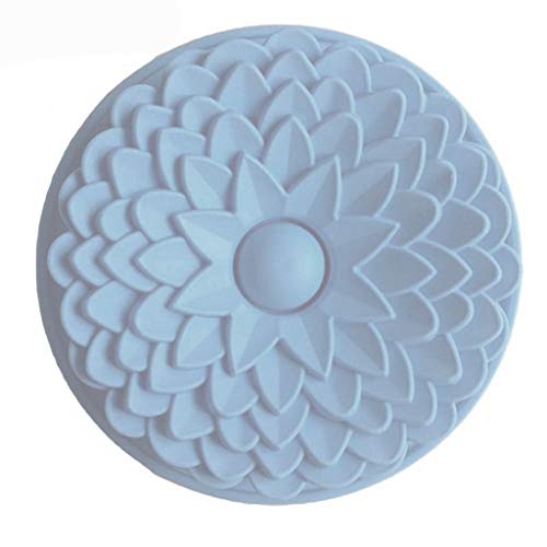 Longzang 9" Sunflower Bread Pie Flan Tart Birthday Party Cake Silicone Mold Pan Bakeware (Colors May Vary) #TOP3
