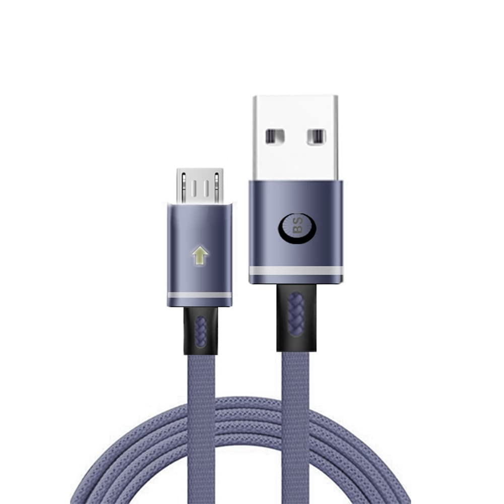 BS POWER Micro USB Cable Supports fast/Quick Charge Data cable fast charging 4.8 A Output Fabric Nylon Braided LED Indication Metal Heads for Mobiles, Tablets and all Micro USB Type-B Devices. (B09RZXZQWT) Amazon Price History, Amazon Price Tracker