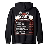 Mecánnico Tarifa Por Hora - Divertido Mecánico Automóviles Sudadera con Capucha