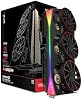 Tarjeta gráfica XFX Mercury AMD Radeon RX 9070XT OC Magnetic Air Edition con RGB 16GB GDDR6 HDMI 3xDP, AMD RDNA 4 RX-97TMARGB9 2