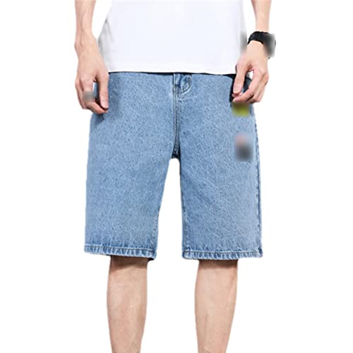 Short en jean pour homme en coton déchiré Kelsiop au design rétro décontracté