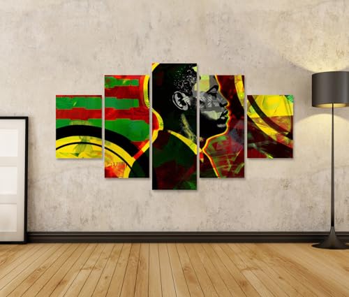 Tableau profil coloré islandburner pour décorer un grand mur - 2