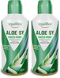 Syrio Integratori Alimentari, Aloe Sy succo Puro, Integratore Depurativo, Aloe Vera al 99,55%, da Bere Puro o Diluito, Aloin Free, Detox, Pura Polpa, Senza Aggiunta di Acqua, Senza Glutine, 1 Litro